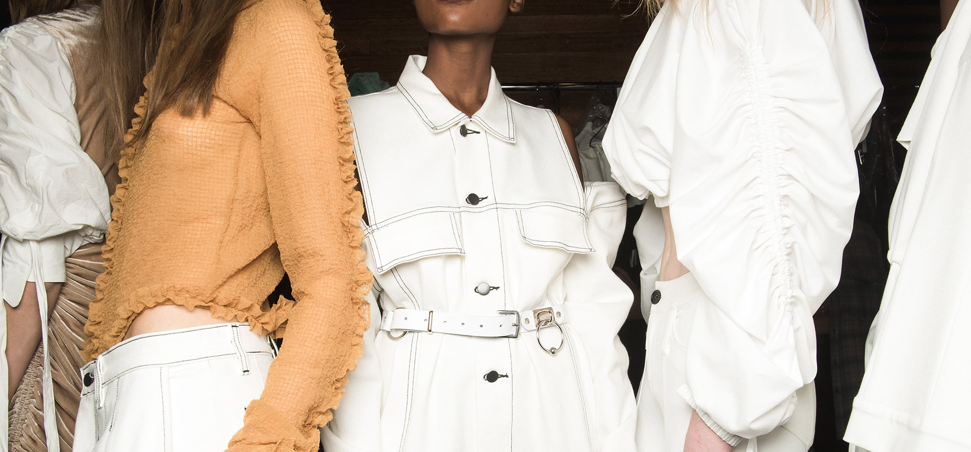 Models Backstage at Mercedes Benz Fashion Week Sydney